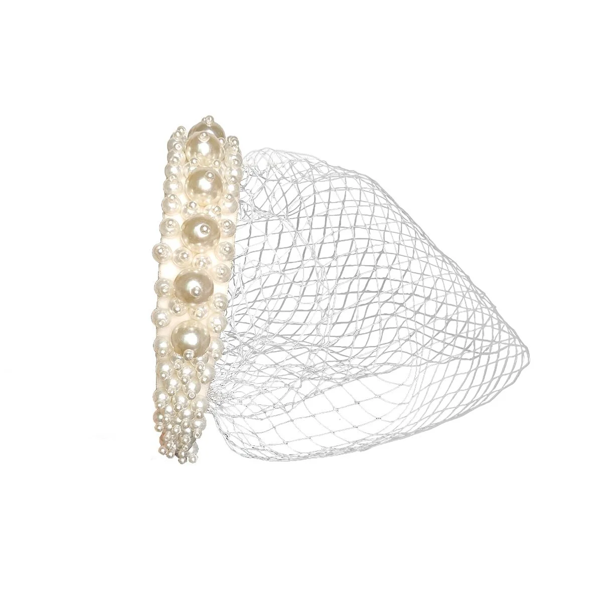 Обруч на голову в стилі 1920-х років з сіткою, фото №4 Обруч на голову в стилі 1920-х років з сіткою, фото №4