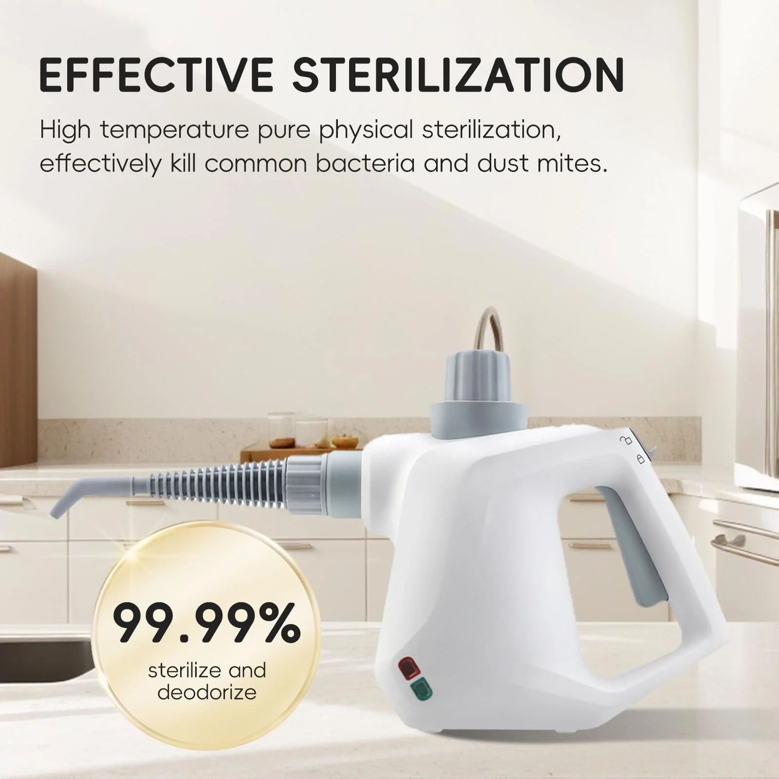 Ручний пароочисник 1000 Вт 3.2 Бар 9 аксесуарів, фото №3 Ручний пароочисник 1000 Вт 3.2 Бар 9 аксесуарів, фото №3