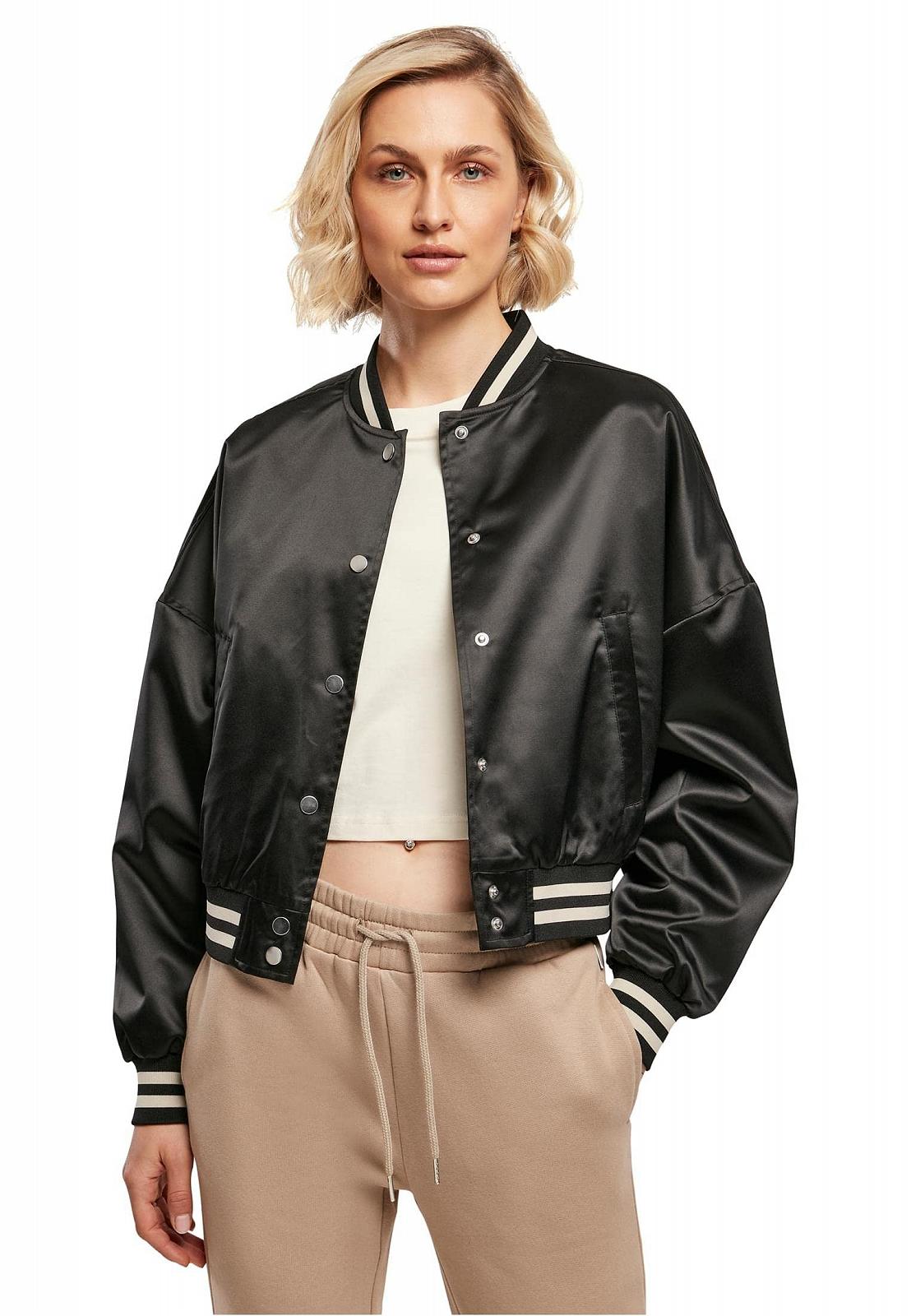 Куртка Urban Classics Коротка Oversized Satin College, фото №1