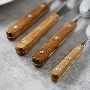 Набір столових приборів Creative Tops Drift з нержавіючої сталі з дерев'яними ручками (16 предметів) ціна на synthetic.ua - Фото 1 Набір столових приборів Creative Tops Drift з нержавіючої сталі з дерев'яними ручками (16 предметів) synthetic.ua - Фото 1