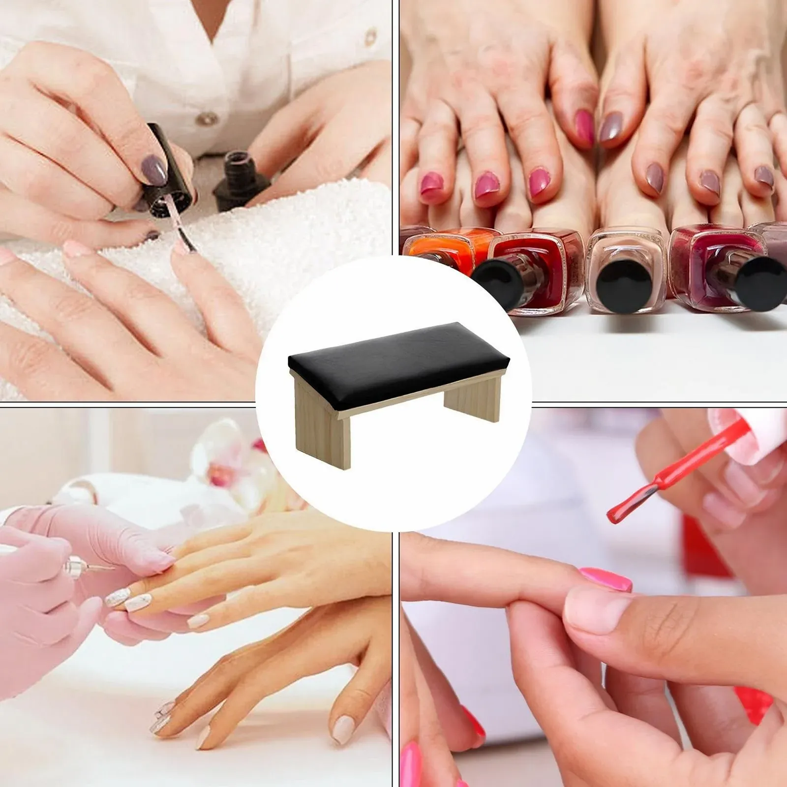 Підставка під руку для манікюру Дерев'яна з PU шкіри, фото №4 Підставка під руку для манікюру Дерев'яна з PU шкіри, фото №4