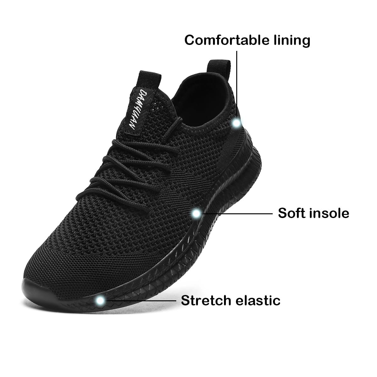 Чоловічі Кросівки VGPSFN Спортивні Легкі Нековзкі Дихаючі, фото №5