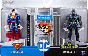 Фігурки DC Comics Superman vs. Darkseid 10 см - набір з 2 шт. з 6 таємничими аксесуарами Adventure 2 synthetic.ua - Фото 1