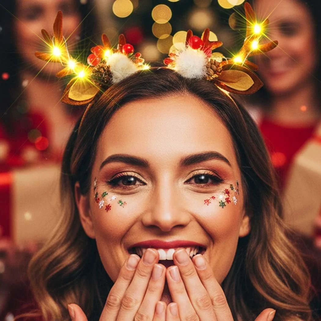 Різдвяний обруч Reaky з вогниками LED, фото №7