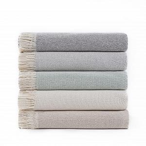 Покрывало для кровати Todocama Многоцелевое Накидка на диван Jarapas Однотонное (180 x 260 см, Песочно-бежевый) - Фото 1