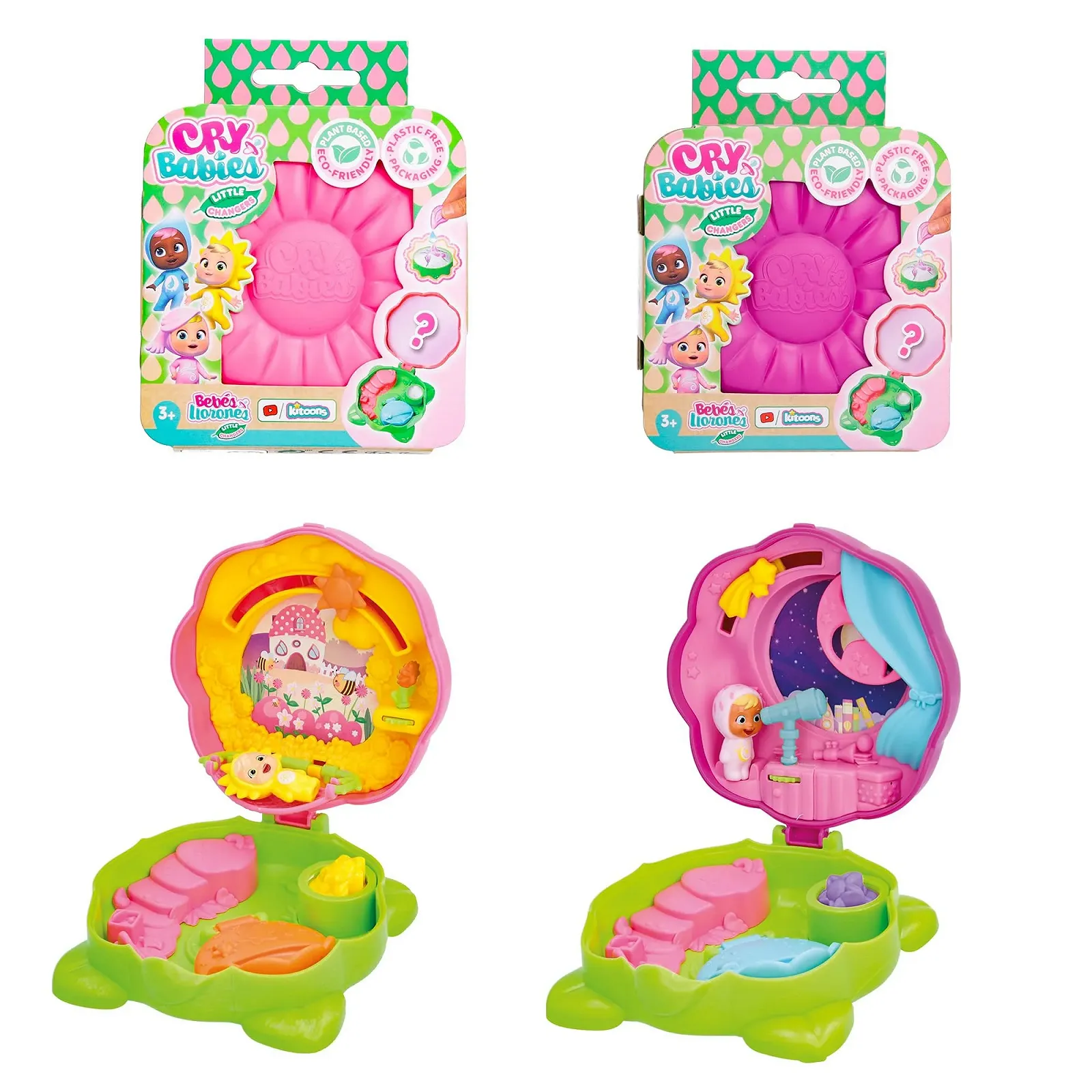 Набор CRY BABIES Little Changers Sunny & Moon Набор из 2 капсул в форме цветка +3 года, фото №2 Набор CRY BABIES Little Changers Sunny & Moon Набор из 2 капсул в форме цветка +3 года, фото №2