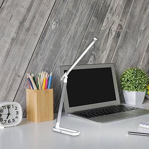 Настільна лампа Rabalux Misha 3349 LED 7 Вт 40 x 6.5 см Біла synthetic.ua - Фото 1