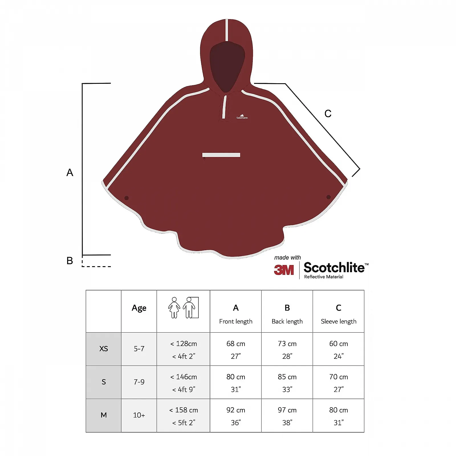 Дощове пончо Salzmann для дітей, фото №4