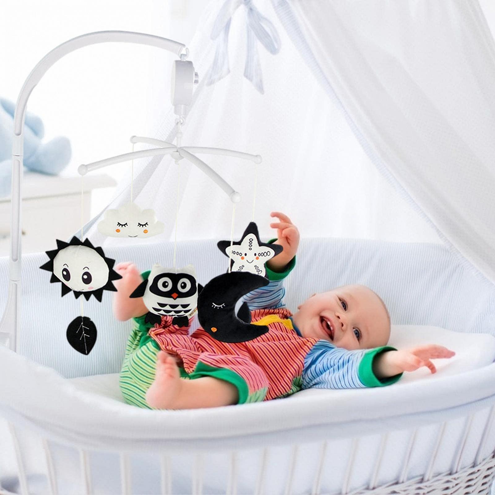 Музыкальная подвеска Tumotsit Baby для детской кроватки с электрическим вращением, фото №5