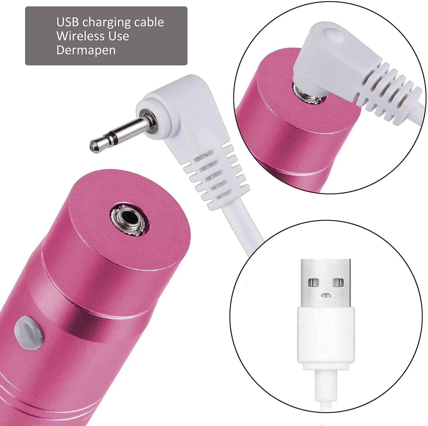 Пристрій для мікронідлінгу INCELLICE Derma Pen Electric Professional, 5 рівнів, зі світлодіодним екраном, фото №7