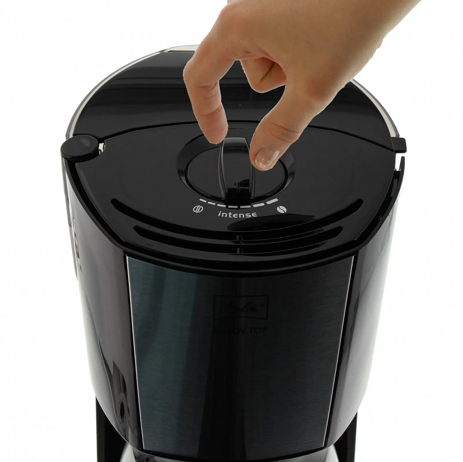 Капельная кофеварка Melitta Enjoy Top 1017-04 со стеклянным кувшином и AromaSelector 1.2 л Черная, фото №6