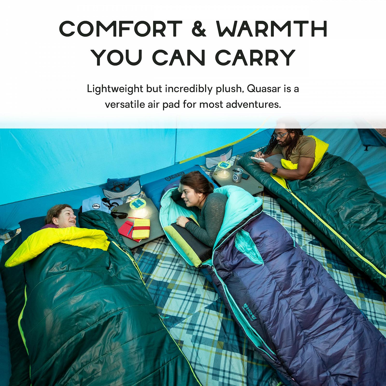 Килимок Nemo Equipment Quasar 3D Isulated Синій Long Wide, фото №4