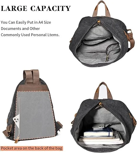 Ретро-рюкзак Canvas KL928, фото №4 Ретро-рюкзак Canvas KL928, фото №4