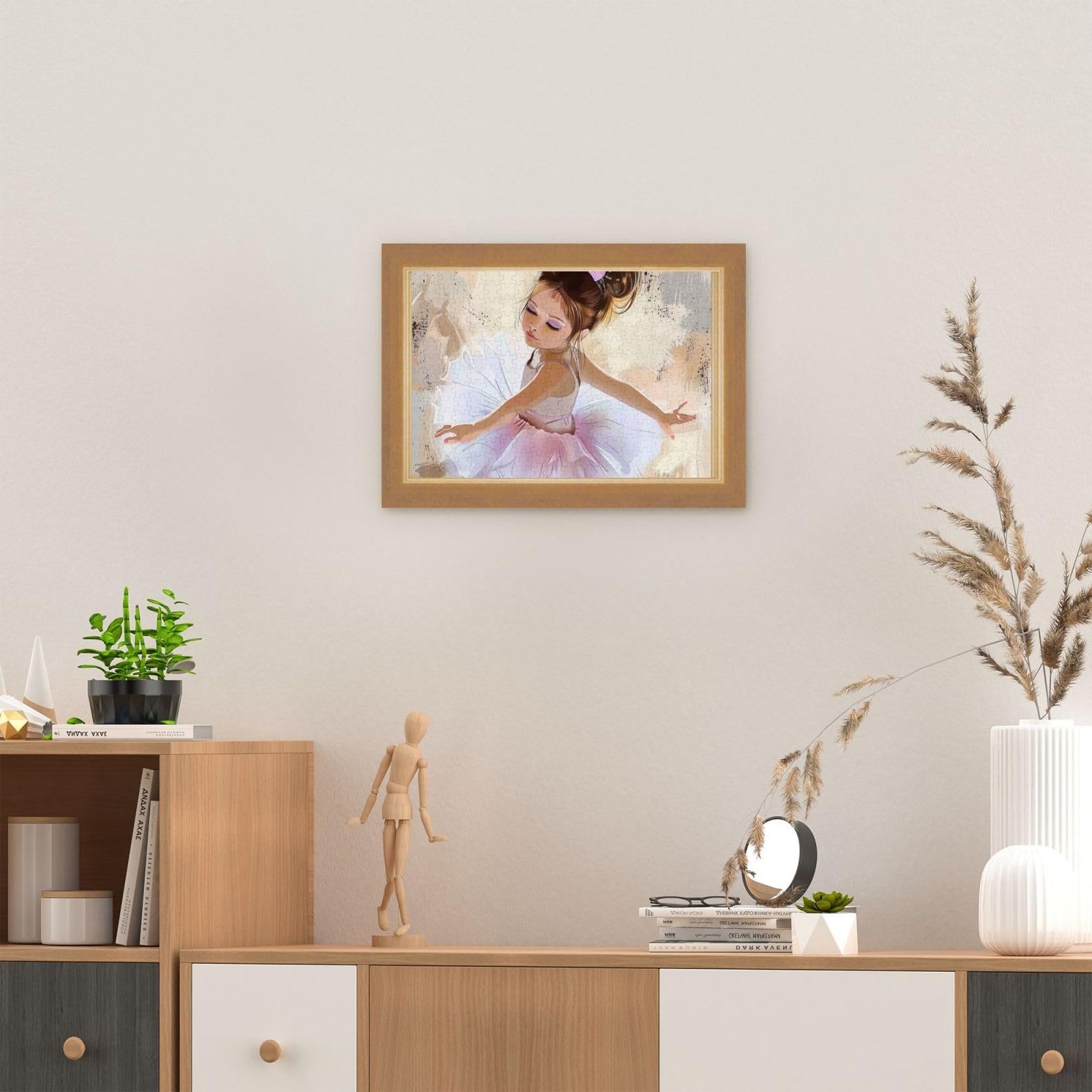 Пазл Балерина деревянный 300 деталей 40 x 28 см с коробкой для хранения, фото №7