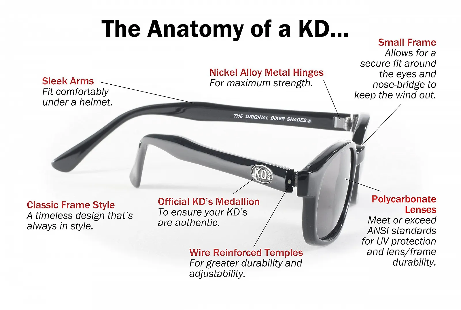 Оригінальні мотоциклетні сонцезахисні окуляри KD's з фіолетовими лінзами, фото №2 Оригінальні мотоциклетні сонцезахисні окуляри KD's з фіолетовими лінзами, фото №2