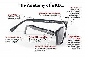 Оригинальные мотоциклетные солнцезащитные очки KD's / С фиолетовыми линзами synthetic.ua - Фото 1