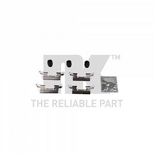 Комплект аксесуарів, дискові гальмівні колодки NK 79220002, передня вісь - Фото 1