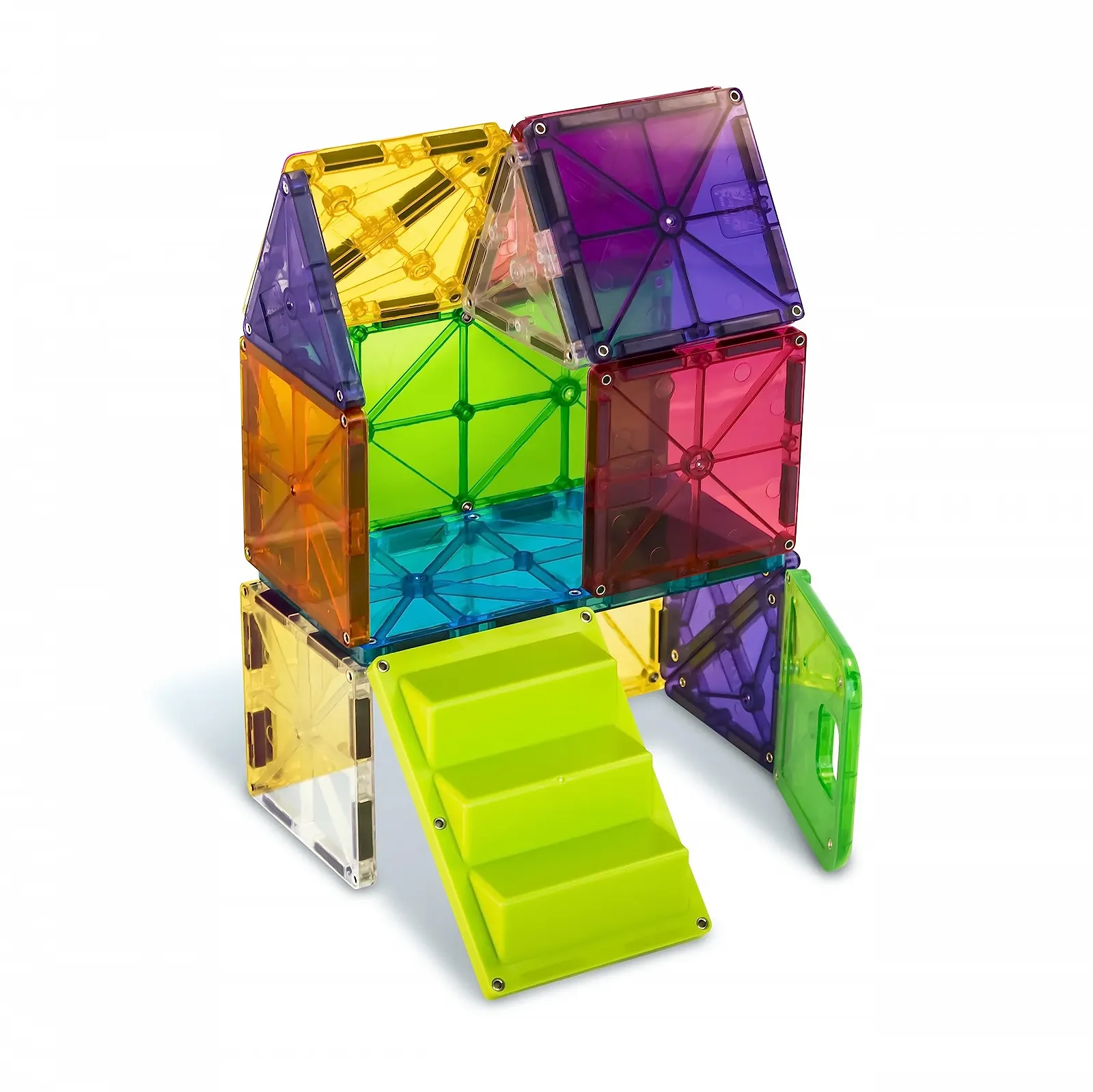 Магнітний конструктор Magna-Tiles House Набір 28 деталей, фото №3 Магнітний конструктор Magna-Tiles House Набір 28 деталей, фото №3