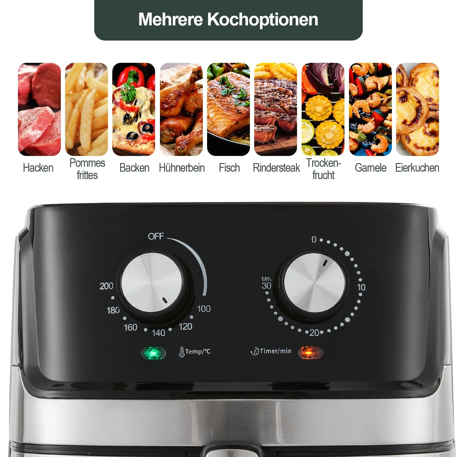 Мультипіч CLIPOP XL 6.5 л 1700 Вт Сенсорна з оглядовим вікном, фото №2