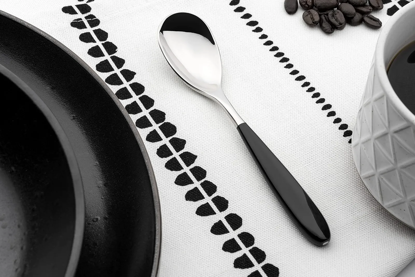 Ложка столовая Rockingham Forge Luxury 2TAS650BK Нержавеющая сталь Черный, фото №3