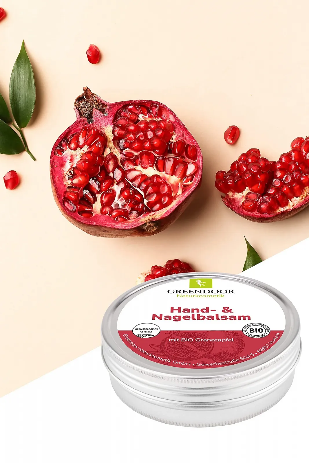 Бальзам для рук GREENDOOR для очень сухой кожи с органическим гранатом и маслом авокадо, 75 мл, фото №5 Бальзам для рук GREENDOOR для очень сухой кожи с органическим гранатом и маслом авокадо, 75 мл, фото №5