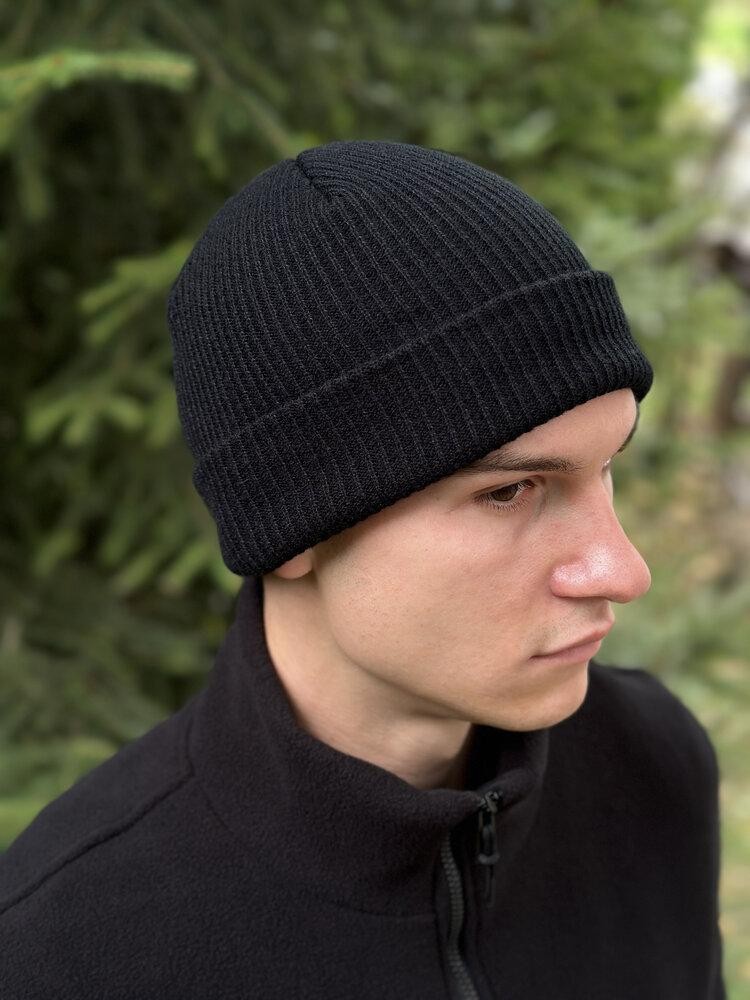 Шапка чорна, фото №2