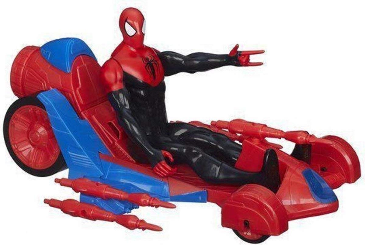 Фігурка Людина-павук Серія Titan Heroes з машиною Giant Spider Turbo Racer, фото №2