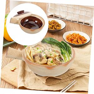 Кастрюля VALICLUD керамическая с крышкой для супа и тушения synthetic.ua - Фото 1