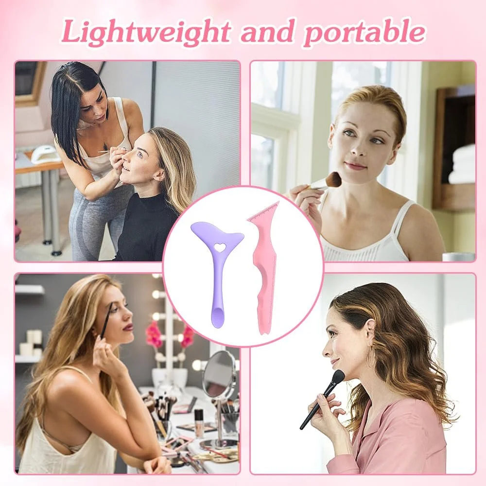 Шаблон NAROSEBE Набір 2 Силіконовий Помічник для макіяжу очей Багатофункціональний, фото №7 Шаблон NAROSEBE Набір 2 Силіконовий Помічник для макіяжу очей Багатофункціональний, фото №7