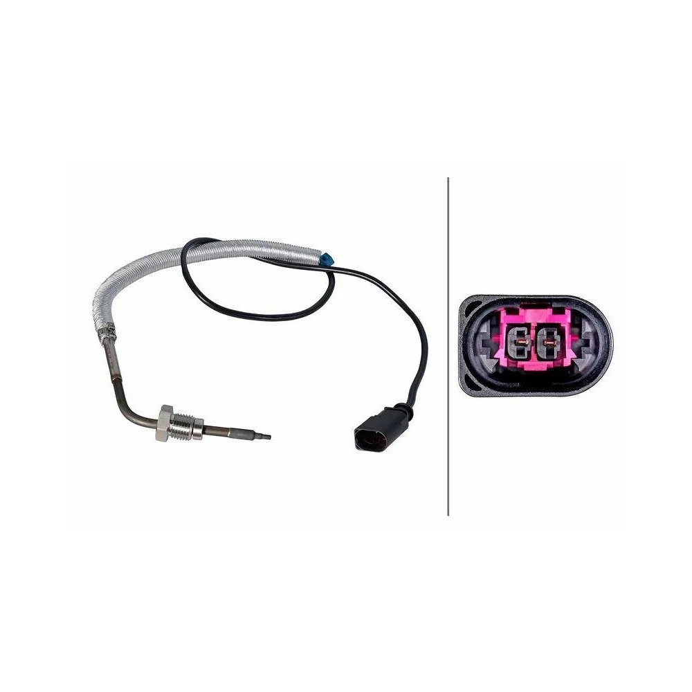 Датчик температуры отработавших газов HELLA 6PT 358 226-671 для AUDI VW перед турбокомпрессором, фото №1