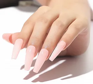 Гель-лак AIMEILI Блідо-рожевий мерехтливий напівпрозорий гель-лак для нігтів Тон 557, 10 мл synthetic.ua - Фото 1