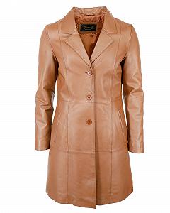 Шкіряне пальто JCC Ik14-2 - Фото 1