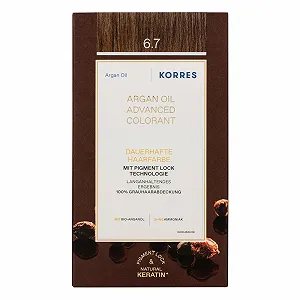 Фарба для волосся Korres Argan Oil Advanced Colorant 145 мл 6.7 Какао - Фото 1