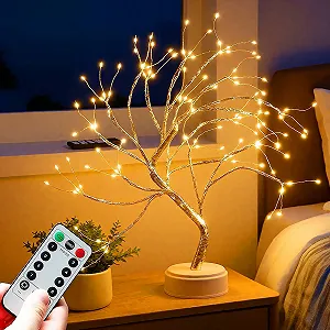 Світлодіодне дерево 108 LED Теплий білий з пультом та таймером USB/Батарейки - Фото 1