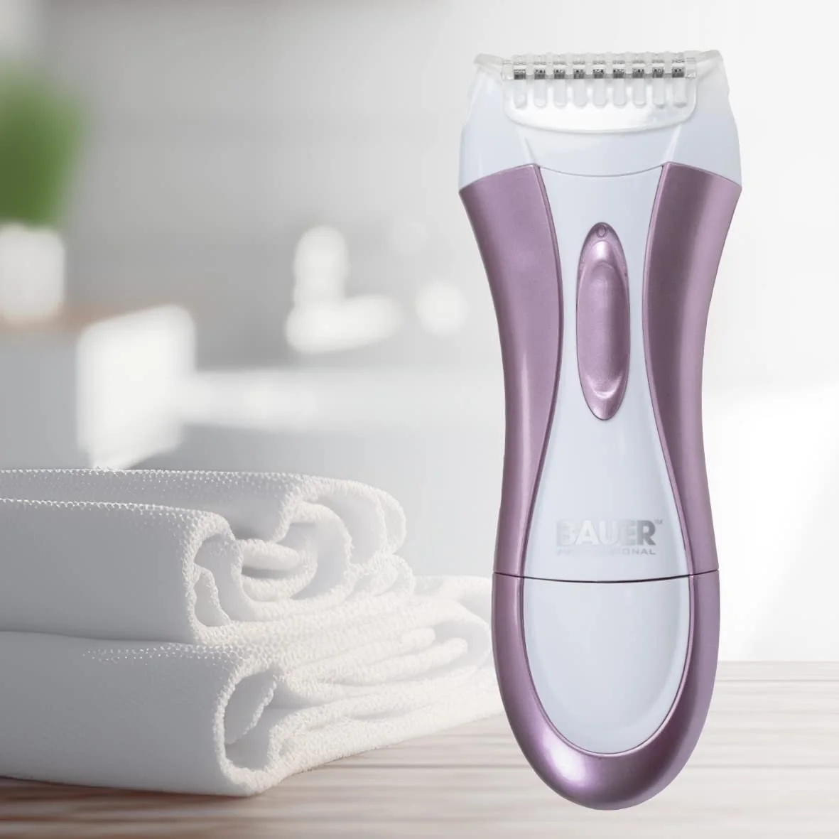 Жіноча електробритва Bauer Soft and Smooth на батарейках White, фото №2