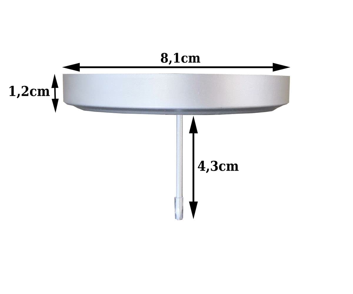 Тримач для свічок 4 x тримач LED свічок Різдвяний вінок діаметр 8 см підставка для свічок, фото №3