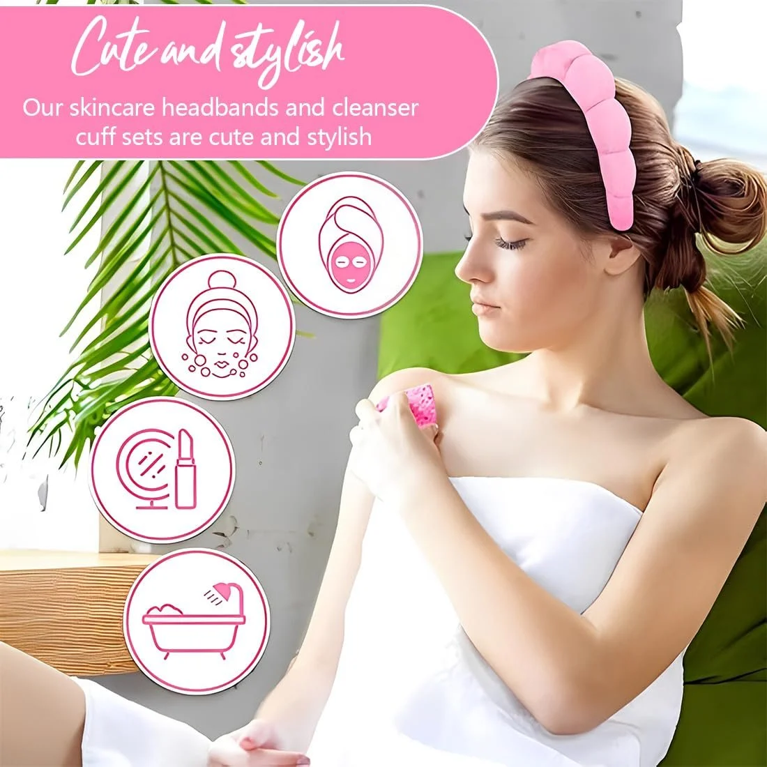 Набір з 4 обручів для волосся, фото №6