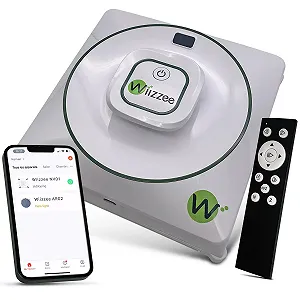 Робот для мойки окон Wiizzee NV-01, Slim, Тихий, 3 режима уборки (N/Z/NZ), Управление через приложение, Дистанционное управление, Белый - Фото 1