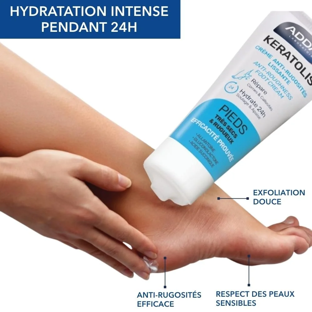 Крем для ног ADDAX Keratolis для грубой кожи стоп, 100 мл, фото №3