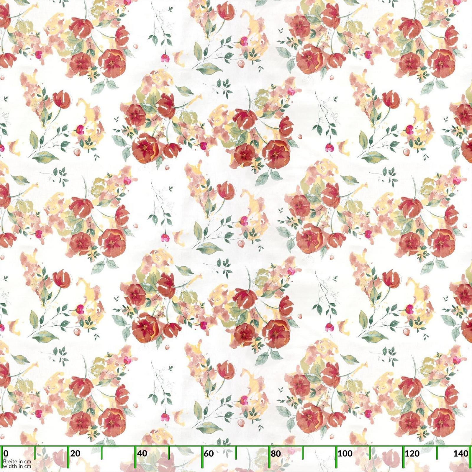 Скатертина клейончаста Poppies 180 x 140 см Водовідштовхувальна з ефектом лотоса Маки, фото №9