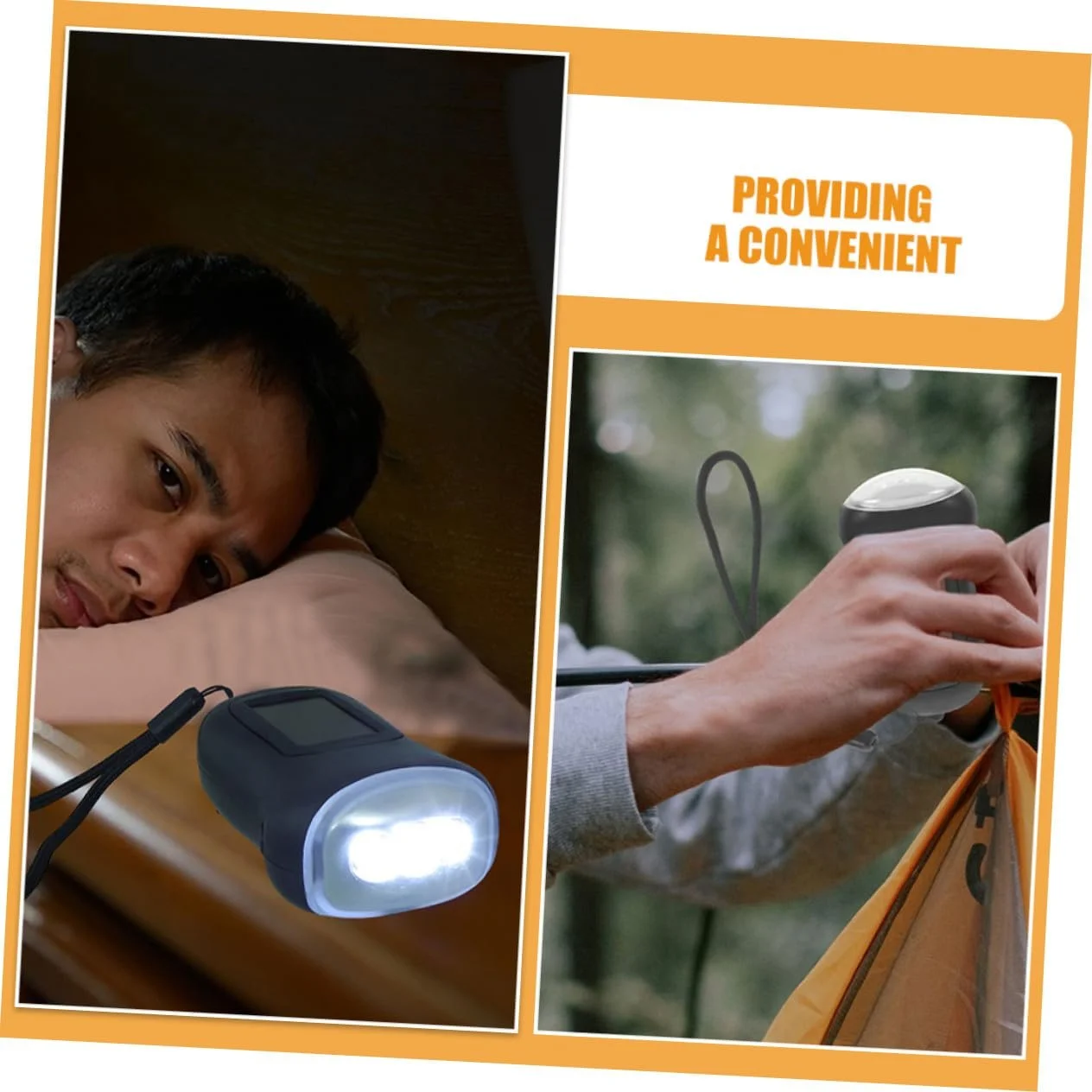 Ручной фонарь на солнечной энергии и с ручной зарядкой, 2 шт., фото №3 Ручной фонарь на солнечной энергии и с ручной зарядкой, 2 шт., фото №3