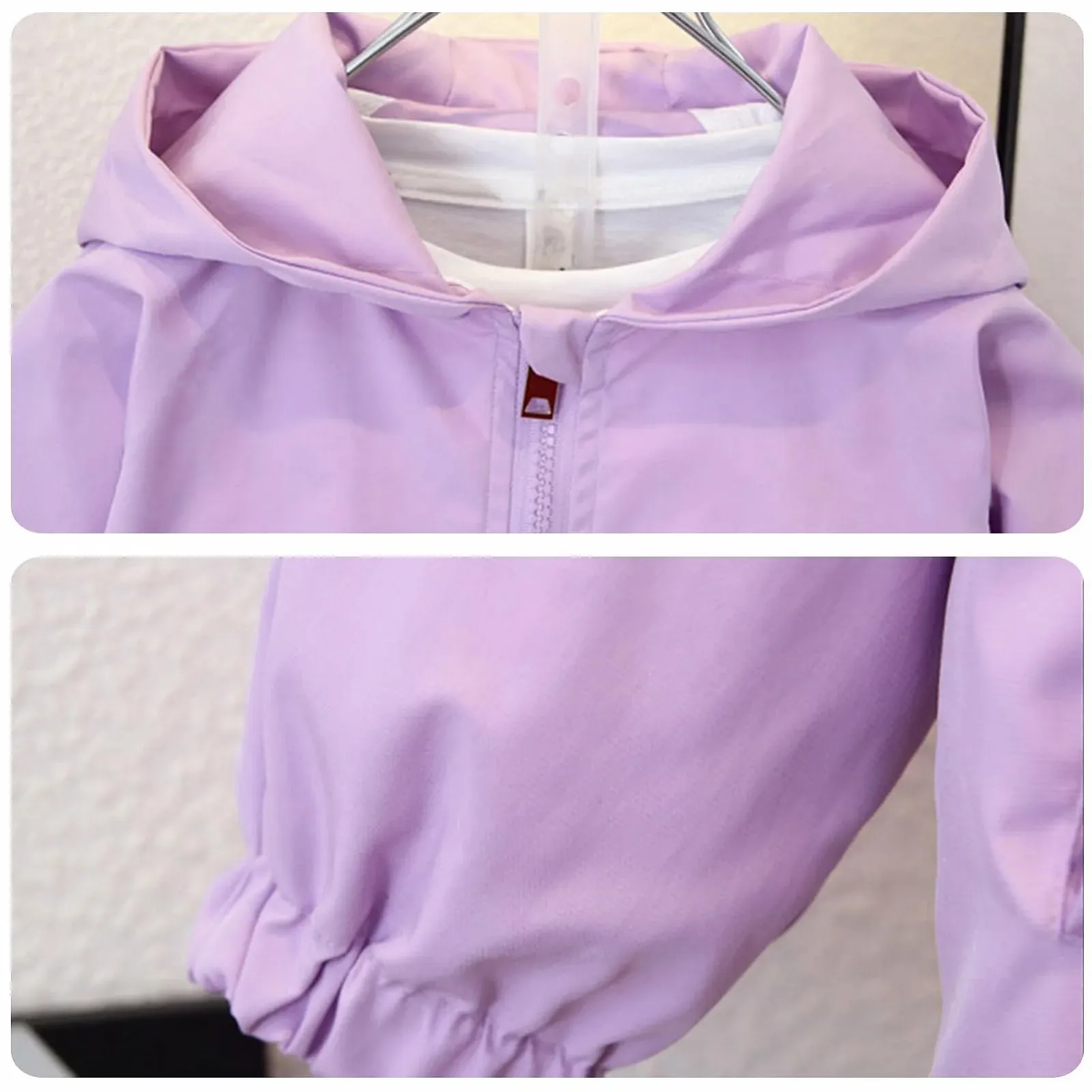 Тонкая куртка с капюшоном Amur Leopard для девочек, весенняя куртка, ветровка для лета, осени, фото №4