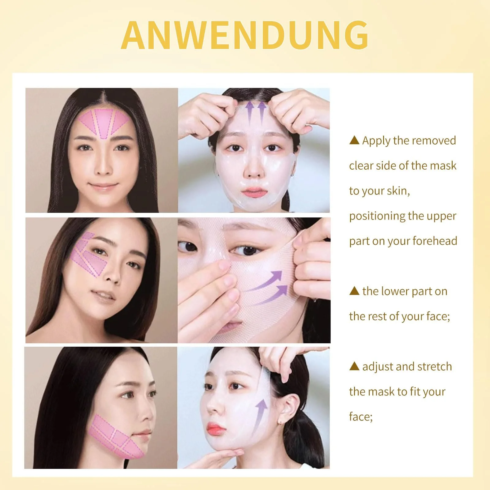 Маска Retinol Deep Collagen, Маска для повышения уровня коллагена, Маска для удаления двойного подбородка, 3D лента для подтяжки лица для V-образной линии, Корейский уход за кожей против морщин, Маска для подбородка улучшает эластичность, фото №7