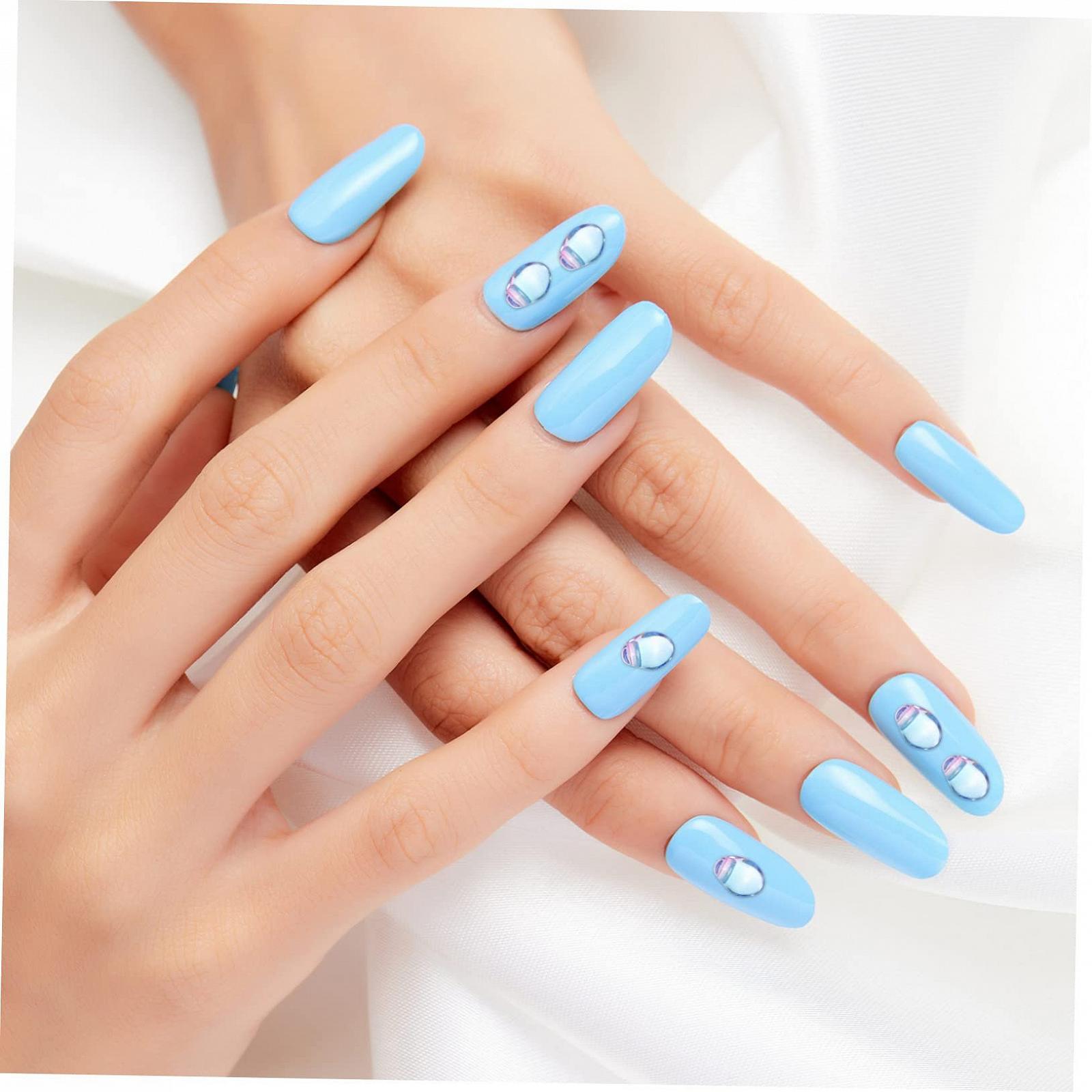 Кристальные стразы для ногтей Healeved 100 шт. Накладки для маникюра Бриллианты для дизайна ногтей, фото №5