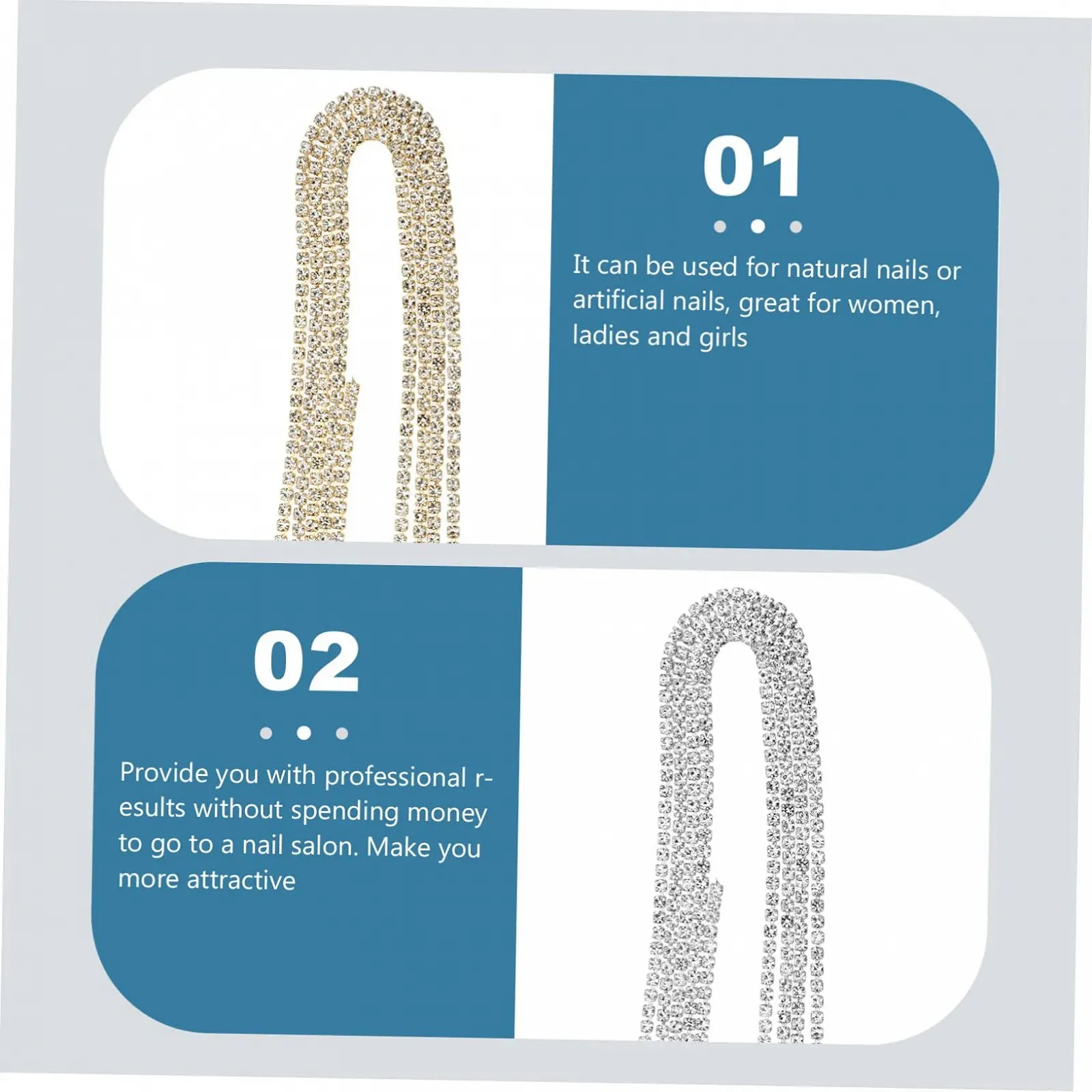 Ланцюжок для нігтів Healeved,, фото №5