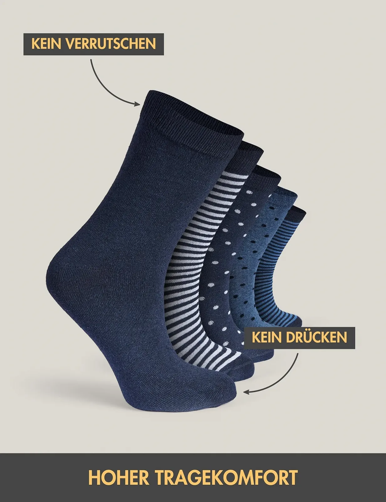 Шкарпетки Basic Treasure 10 пар з смужками та крапками Бавовна, Кольорові жіночі шкарпетки, фото №3