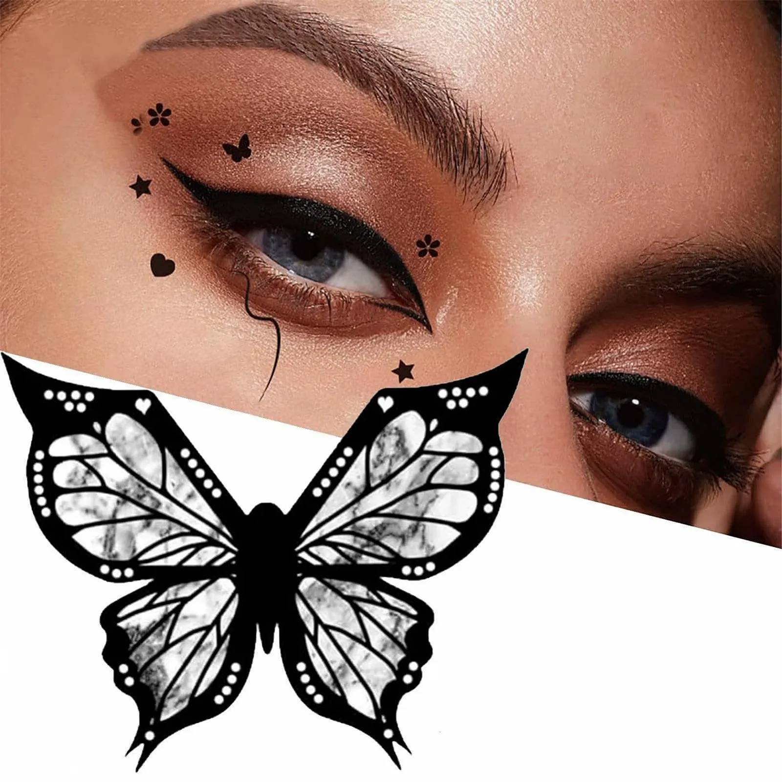 Трафарет для підводки очей Butterfly, фото №1
