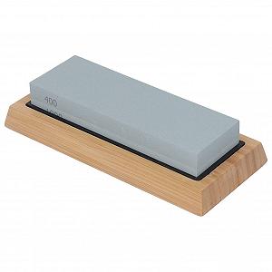 Набор точильных камней Schärfen Whetstone на бамбуковом основании для кухонных ножей и инструментов synthetic.ua - Фото 1
