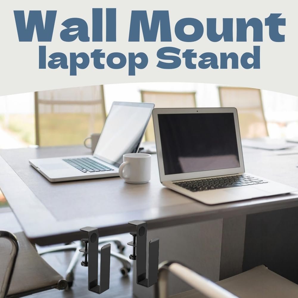 Регулируемый Настольный Боковой Держатель для Ноутбука ZDL, Подвесной Боковой Держатель для Ноутбука, Боковая Полка на Стол, Настольный Держатель для Ноутбука, Подвесной Зажим для Хранения Ноутбука, фото №2