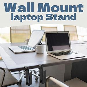 Регулируемый Настольный Боковой Держатель для Ноутбука ZDL, Подвесной Боковой Держатель для Ноутбука, Боковая Полка на Стол, Настольный Держатель для Ноутбука, Подвесной Зажим для Хранения Ноутбука synthetic.ua - Фото 1